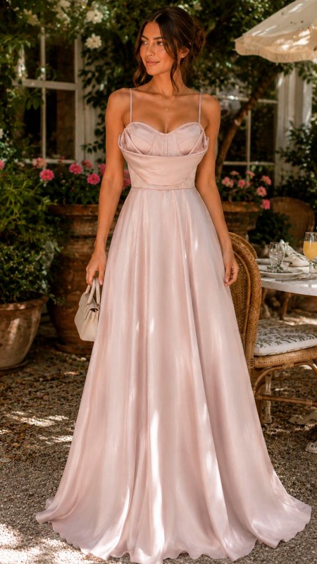 VESTIDO ROSA BEBE CORTE A