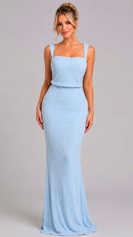 VESTIDO COLOR LILA BEBE CON PERLAS