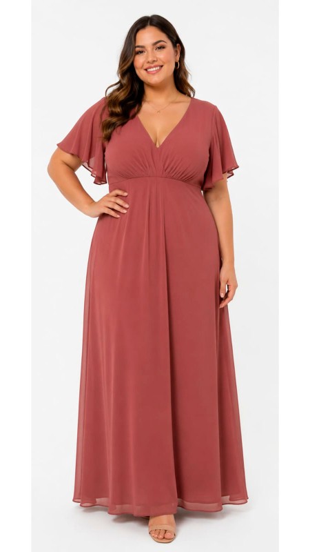VESTIDO COLOR LILA SUAVE EN TELA SEDA