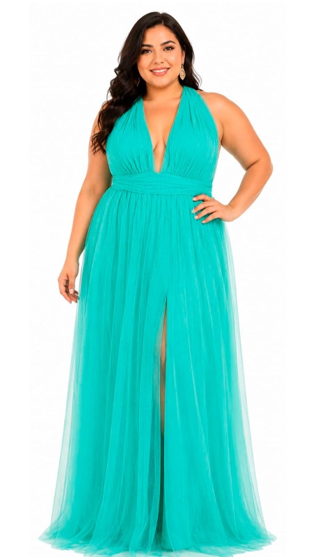 VESTIDO COLOR CALIPSO