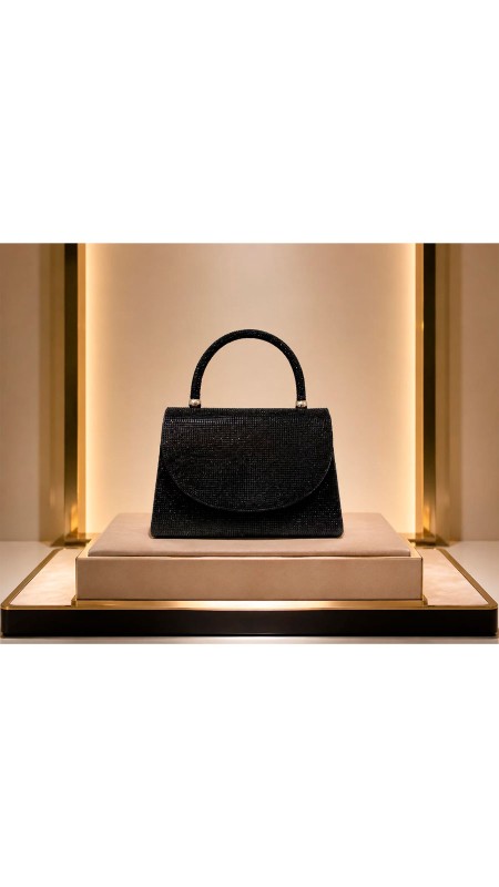 CARTERA DE MANO COLOR NEGRO