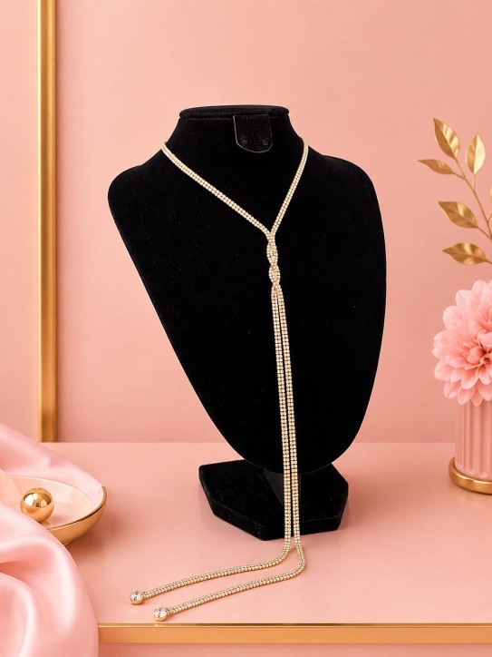 VENTA DE COLLAR PLATEADO TIPO LARIAT