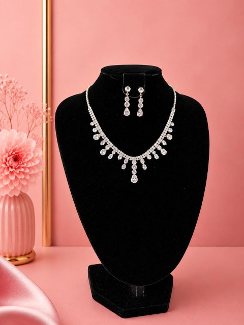 VENTA DE CONJUNTO PLATEADO DIAMANTE CAIDO