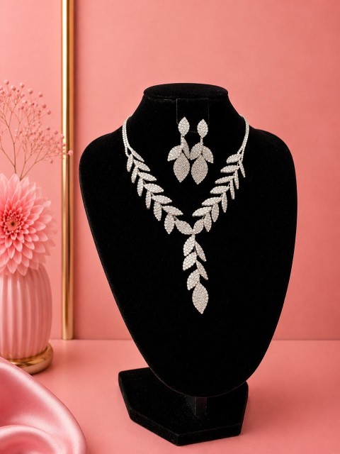 VENTA DE CONJUNTO  PLATEADO HOJAS