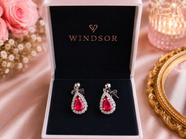 VENTA DE AROS DE DIAMANTE ROJO