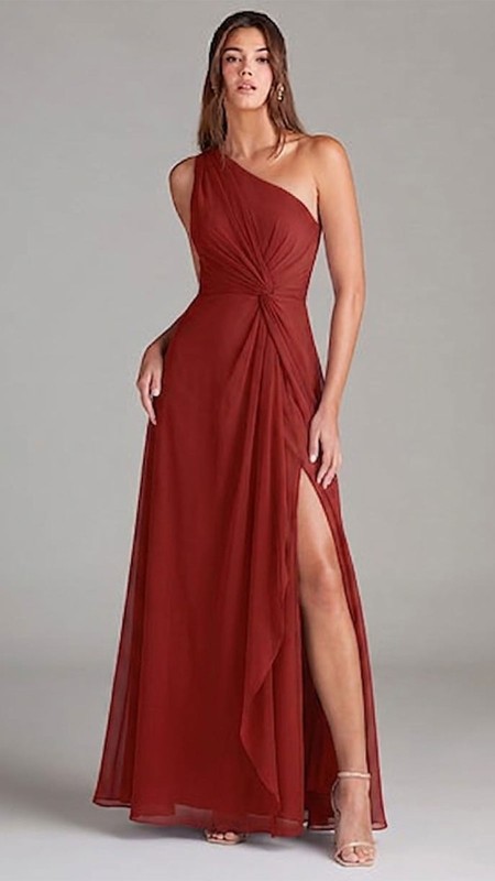 VESTIDO TERRACO ASIMETRICO GASA