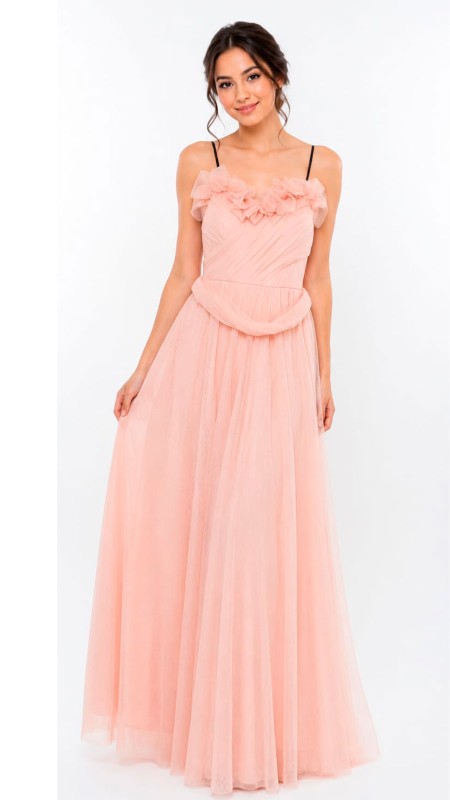 VESTIDO ROSAPASTEL POMPOSO