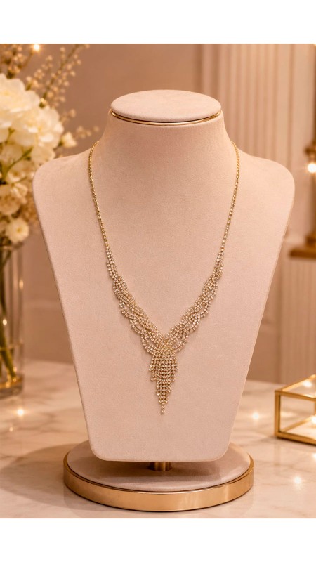 COLLAR CON ACABADO EN PUNTA