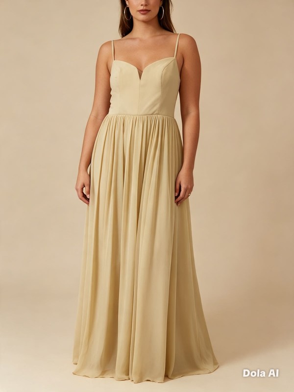 VESTIDO BEIGE CON CORSET