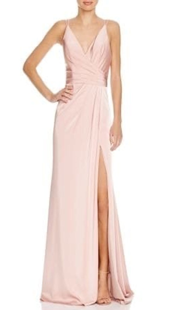 VESTIDO PALO DE ROSA SATIN