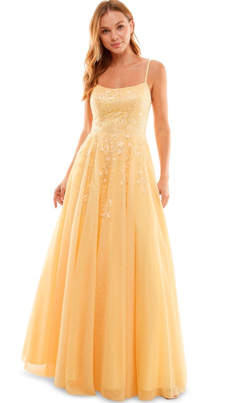 VESTIDO AMARILLO POMPOSO