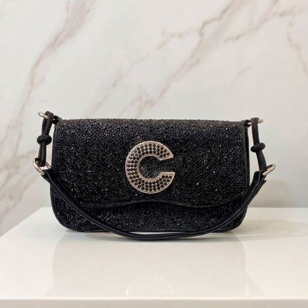 CARTERA NEGRA CON BRILLOS