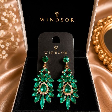 VENTA AROS DORADO CON VERDE