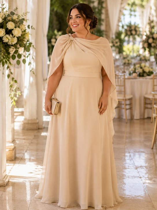 VESTIDO BEISH CLARO DE GASA  ATRAS DE AMARRAR
